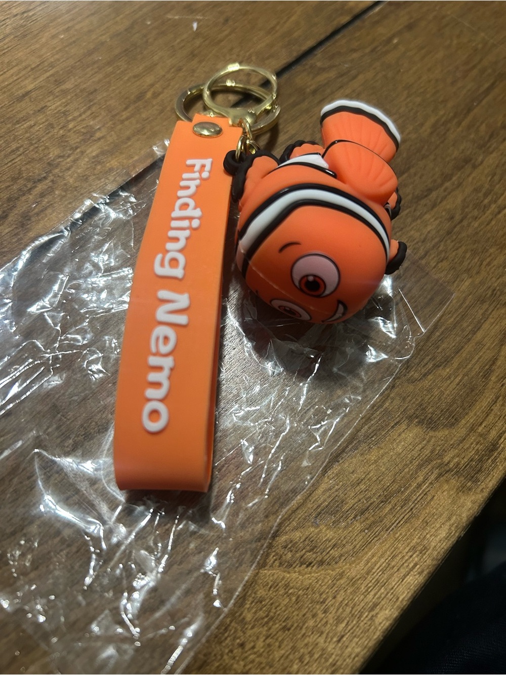 Finding Nemo Orange Clownfish Keychain
